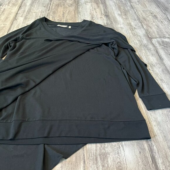 Soft Surroundings Madeline Tunic Top, Black, Size Large - Picture 6 of 12